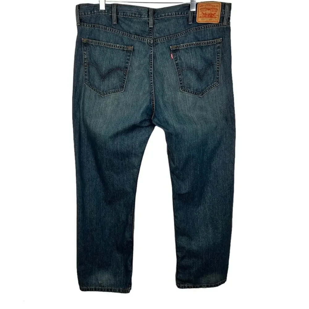Levi's 559 Relaxed Straight Jeans 40x30 Medium Stone Wash 2010